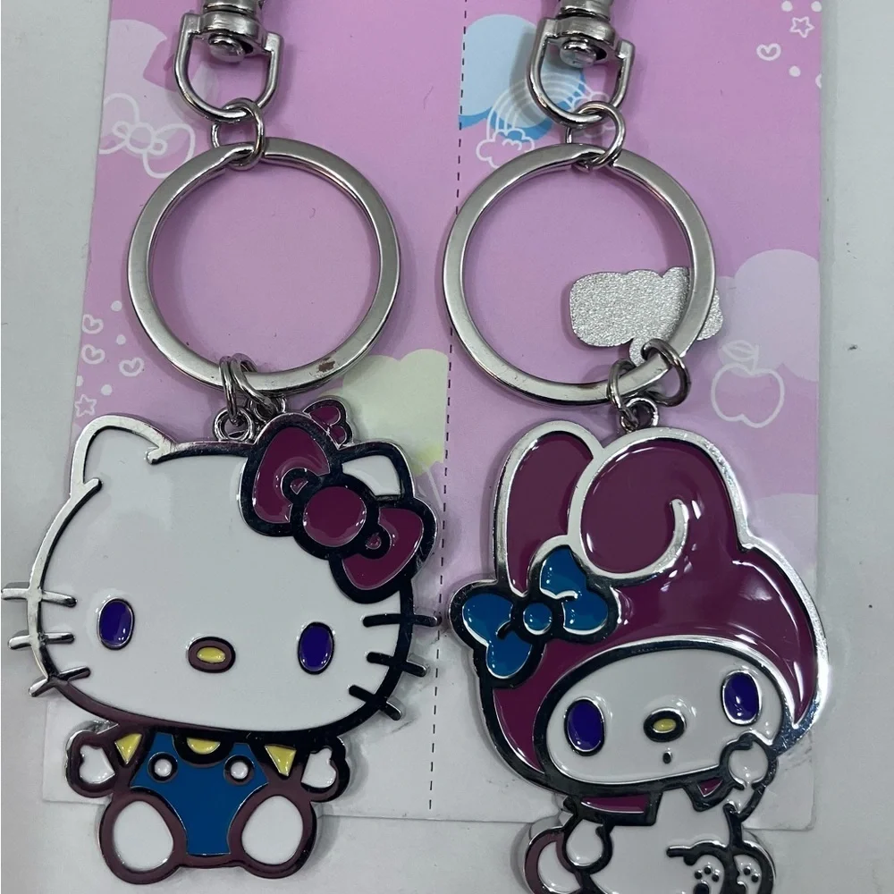 Hello Kitty and My Melody Keychains